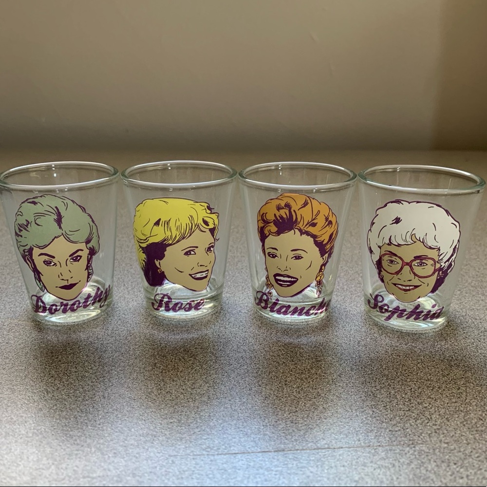 The Golden Girls Shot Glasses